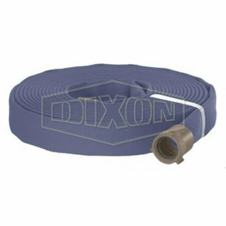 DIXON Double Jacket Potable Water Hose, 1-1/2 in, NST NH, 100 ft L, 270 psi Working, Aluminum PW615B100RAF